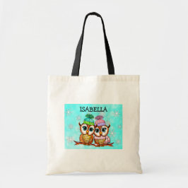 Personalized Whimsical Waterverf Ownership Tote Bag