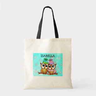 Personalized Whimsical Waterverf Ownership Tote Bag