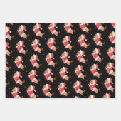 Personalized Whimsical Wiener Dog Holiday Inpakpapier Vel (Voorkant 2)