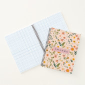 Personalized Whimsical Wildflower Meadow Notitieboek (Binnen)