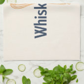 Personalized Whisk Taker Funny Baking Cute Elegant Theedoek (Gevouwen)