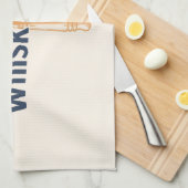 Personalized Whisk Taker Funny Baking Cute Elegant Theedoek (Quarter Fold)