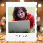 Personalized White 5 Photo Collage Planner