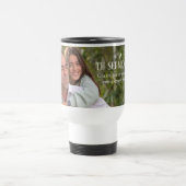 Personalized White and Black Travel Mug – Elegant  Reisbeker (Center)