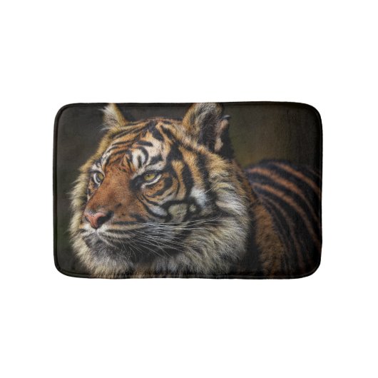 Personalized Wild Animal Tiger Badmat (Voorkant)