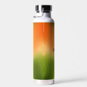 Personalized Wild Rusty Olive Green Waterfles (Rechts)