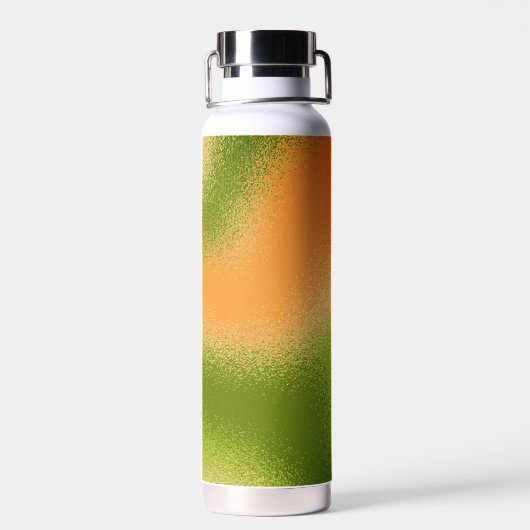 Personalized Wild Rusty Olive Green Waterfles (Achterkant)