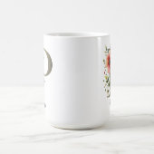 Personalized Wildflower Monogram Mug Gift for Mom Koffiemok (Center)