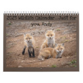 Personalized Wildlife Calendar 2023 Kalender (Hoes)