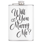 Personalized “Will You Marry Me?” Proposal  Heupfles (Voorkant)