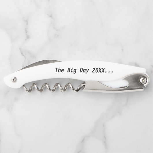 Personalized Wine Bottle Opener (Achterkant)