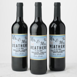 Personalized Wine Labels: Toast to Love! Wijn Etiket
