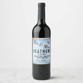 Personalized Wine Labels: Toast to Love! Wijn Etiket