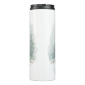 Personalized Winter Bear Tumbler – Sleeping Animal Thermosbeker (Achterkant)