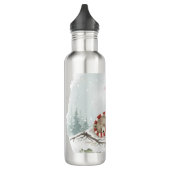 Personalized Winter Bear Water Bottle Waterfles (Links)