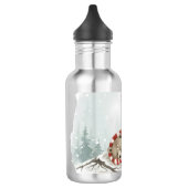 Personalized Winter Bear Water Bottle Waterfles (Links)