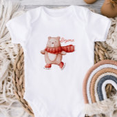 Personalized Winter Holiday Baby Bodysuit