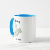 Personalized Winter Hot Chocolate Mug – Snowman  Mok (Voorkant links)