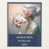 Personalized Winter Image To Do List Planner (Voorkant)