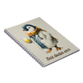Personalized Winter Penguin “Best Doctor Ever” Notitieboek (Rechterzijde)