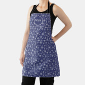 Personalized Winter Snowflake Apron Schort (Insitu)