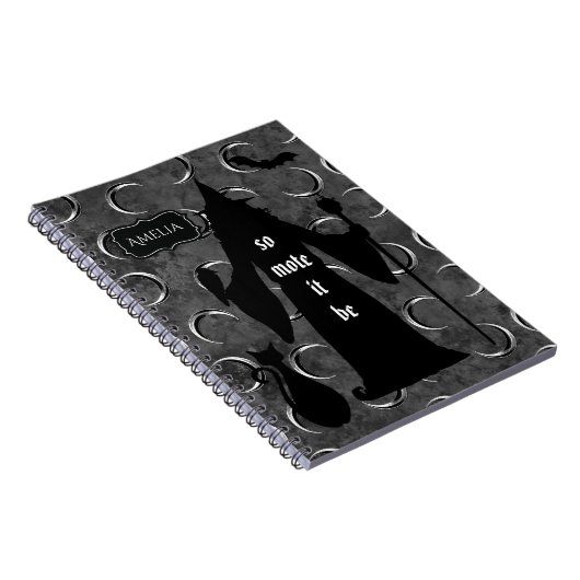 Personalized Witch Notitieboek Journal (Rechterzijde)