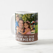 Personalized with 2 Photos and Text Koffiemok (Voorkant links)