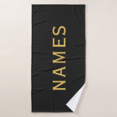 Personalized With Last Name or Nickname on Them Badhanddoek (Badhanddoek)