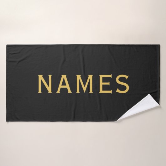 Personalized With Last Name or Nickname on Them Badhanddoek (Badhanddoek)