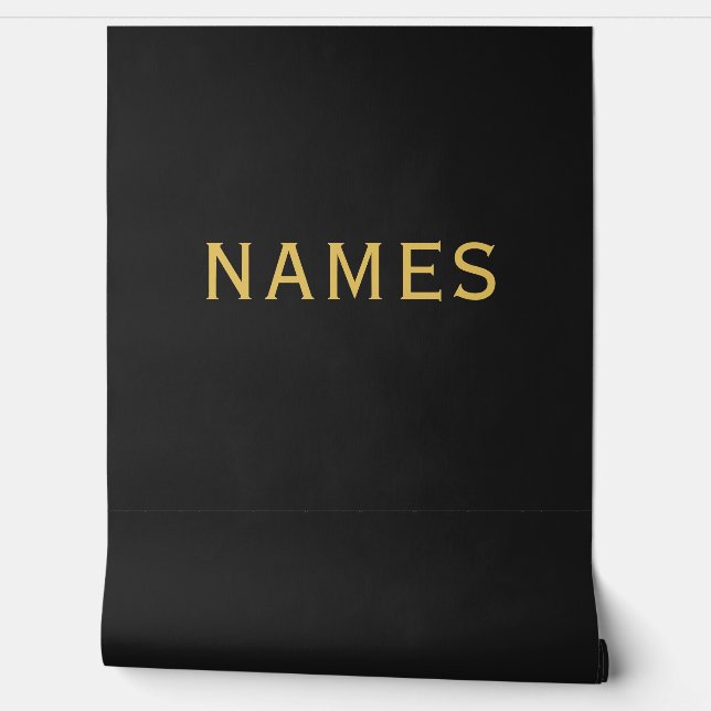 Personalized With Last Name or Nickname on Them Behang (Afrollen)