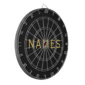 Personalized With Last Name or Nickname on Them Dartbord (Voorkant Links)