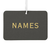 Personalized With Last Name or Nickname on Them Luchtverfrisser (Achterkant)