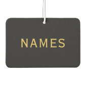 Personalized With Last Name or Nickname on Them Luchtverfrisser (Voorkant)