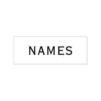 Personalized With Last Name or Nickname on Them Rubberstempel