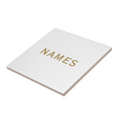 Personalized With Last Name or Nickname on Them Tegeltje (Zijkant)