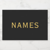 Personalized With Last Name or Nickname on Them Voedselcontainer Etiket (Enkel label)