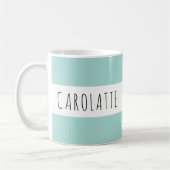 Personalized With Name Custom Mint Koffiemok (Links)