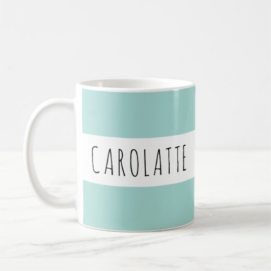 Personalized With Name Custom Mint Koffiemok (Links)