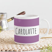 Personalized With Name Custom Plum Koffiemok