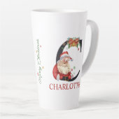 Personalized with name | Unique Christmas gifts Latte Mok (Rechterhoek)