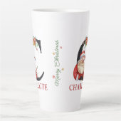 Personalized with name | Unique Christmas gifts Latte Mok (Voorkant)