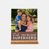 Personalized with photo and text acryl bord (Voorkant)
