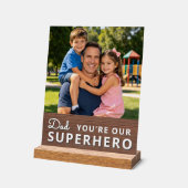 Personalized with photo and text acryl bord (Hoek)