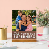 Personalized with photo and text acryl bord (Huwelijk)