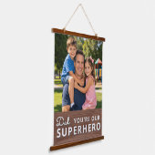 Personalized with photo and text hangend wandkleed (Gebogen)