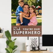 Personalized with photo and text poster (Thuiskantoor)
