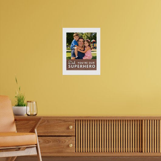 Personalized with photo and text poster (Woonkamer 2)
