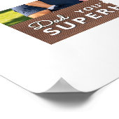 Personalized with photo and text poster (Hoek)