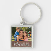 Personalized with Photo and Text Sleutelhanger (Voorkant)