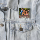 Personalized with Photo and Text Vierkante Button 5,1 Cm (In situ)